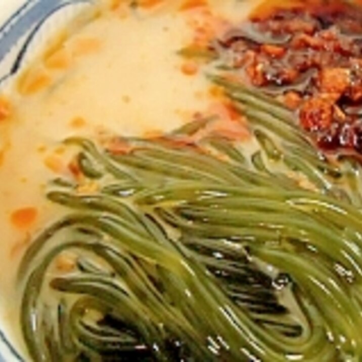 つるつるわかめの簡単・坦々麺